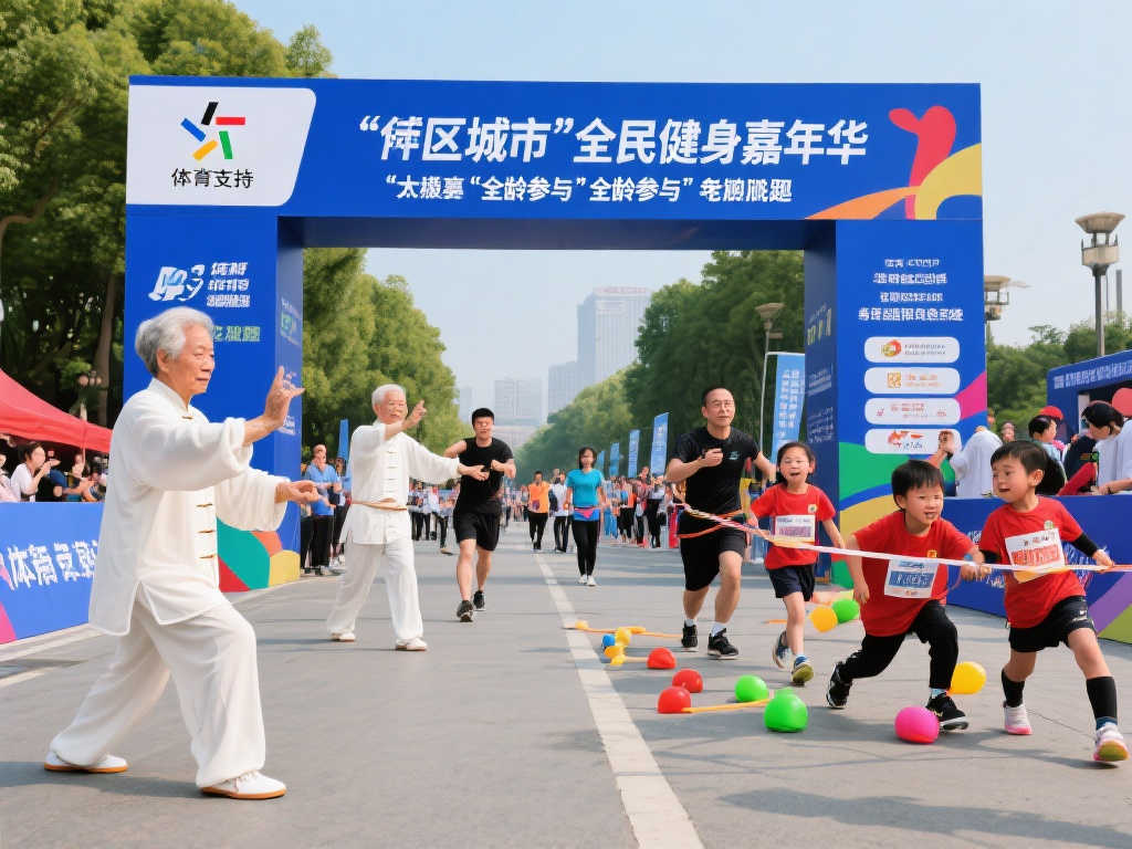 体彩助力全民健身节，赛事活动丰富多彩